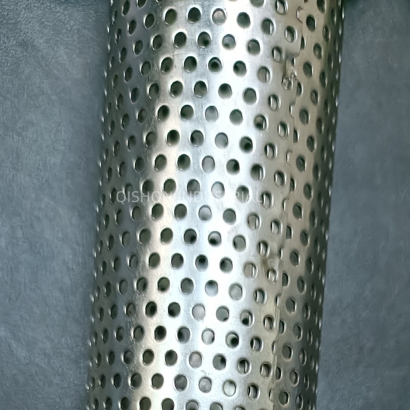 Galvanized Steel/Stainless Steel perforated metal mesh for filtration